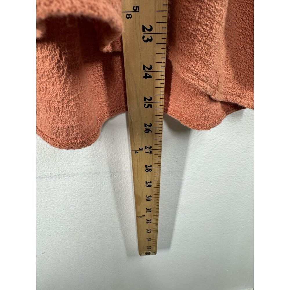 Madewell Women's Orange Tiered Sleeve Blouse L7353- L – Stylish & Comfortable - Picture 6 of 12